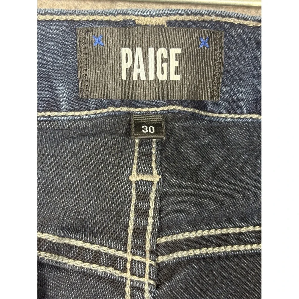 Paige Federal Slim Straight Leg Jeans Mens 30 Dark Wash Indigo W8249
